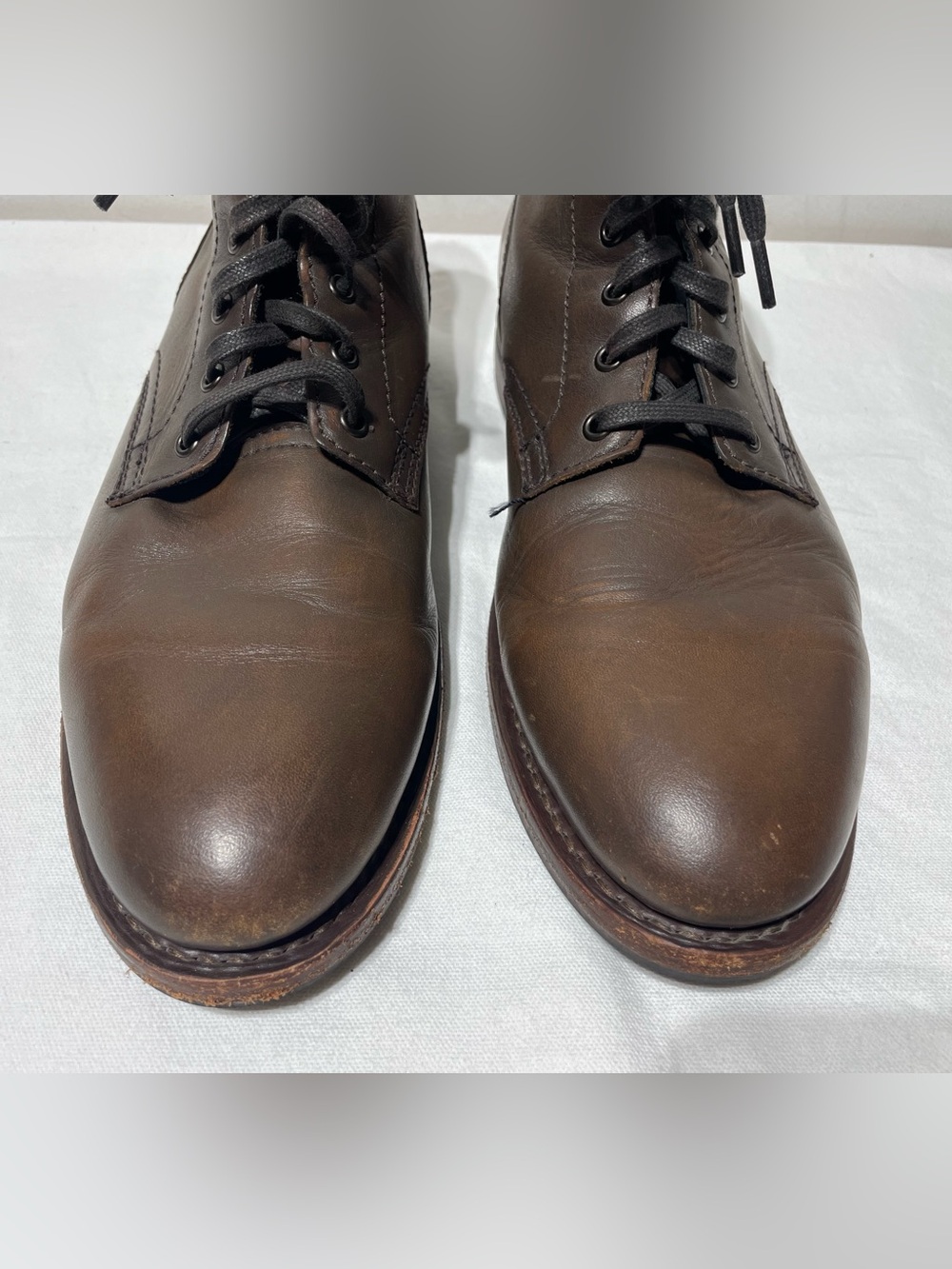Thursday Boot Co Everyday Service Boots Mens 10 Brown Leather Goodyear Welt - Picture 3 of 14